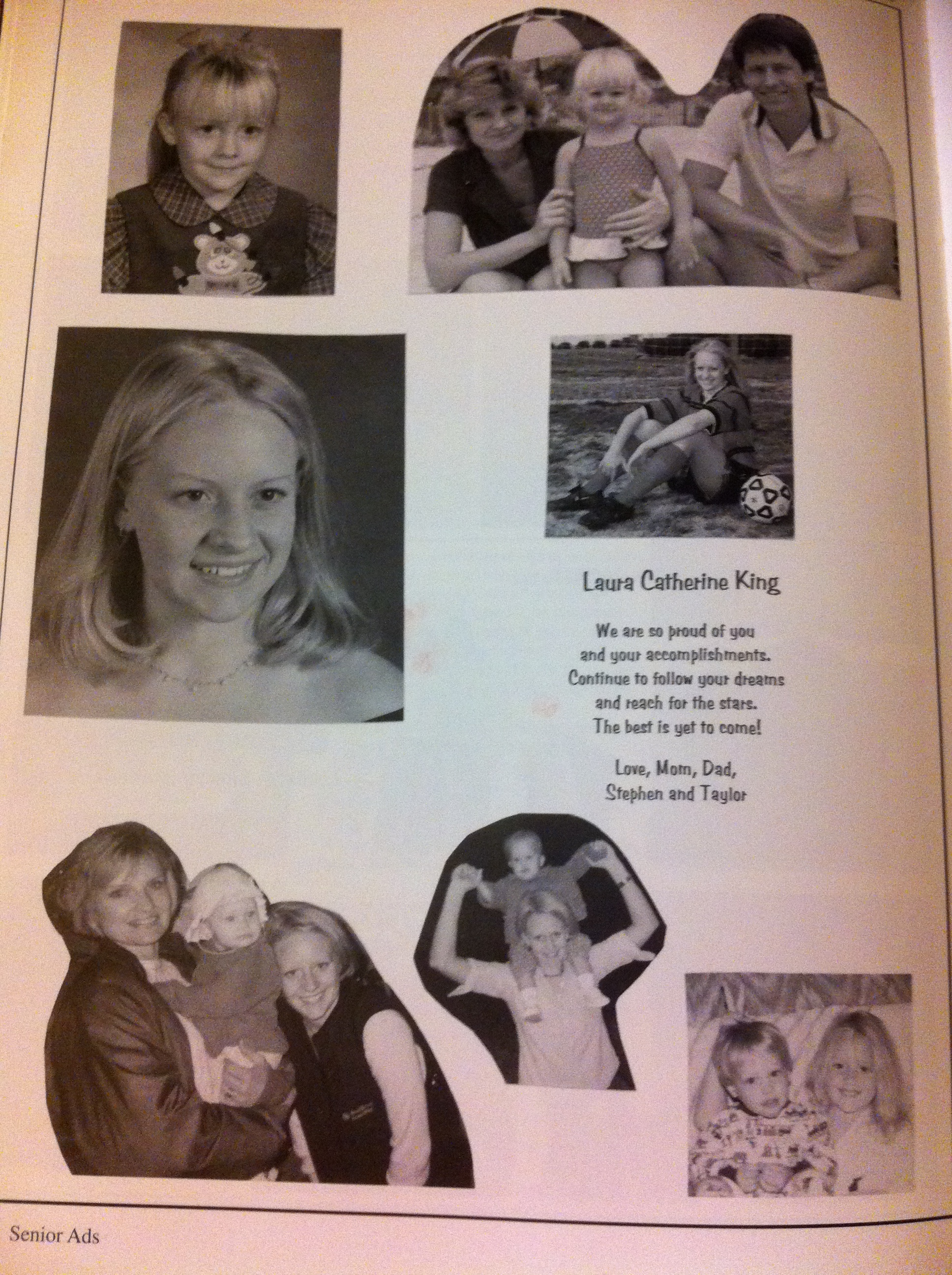 yearbook senior ad