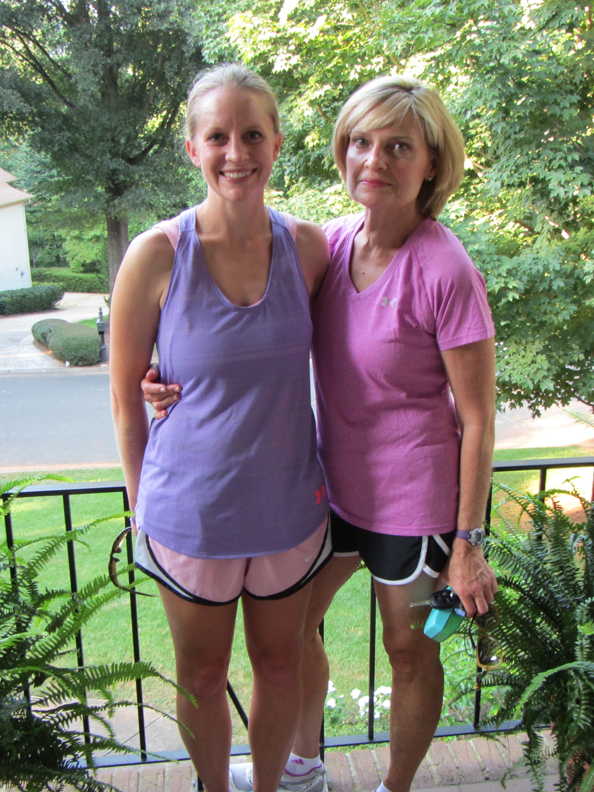 Mom's first run