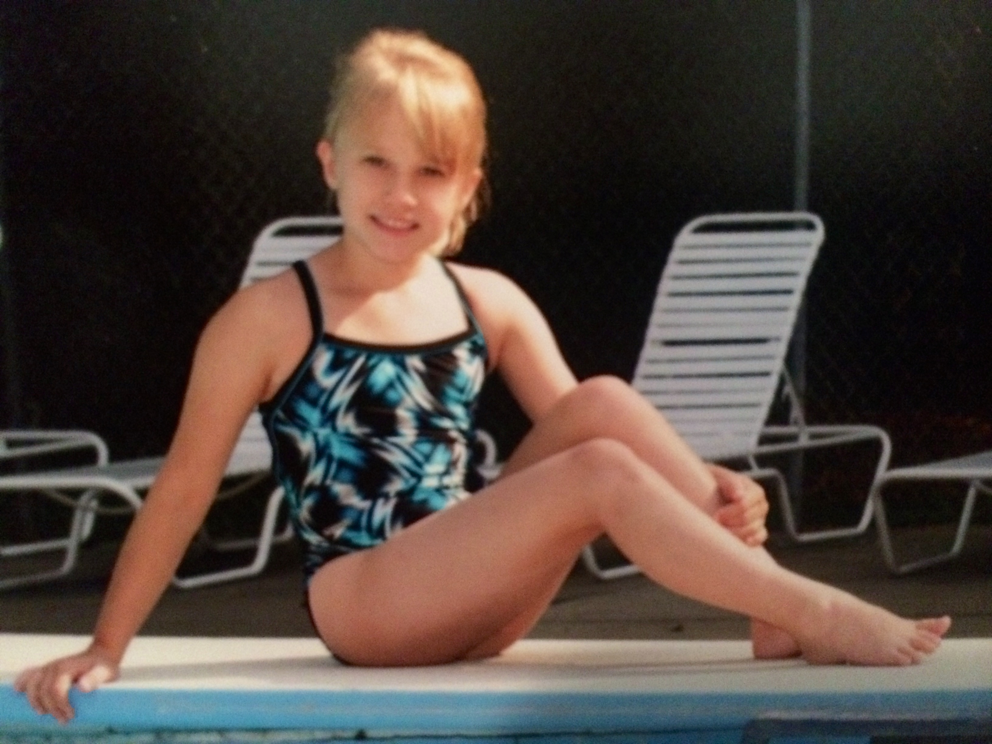taylor at pool