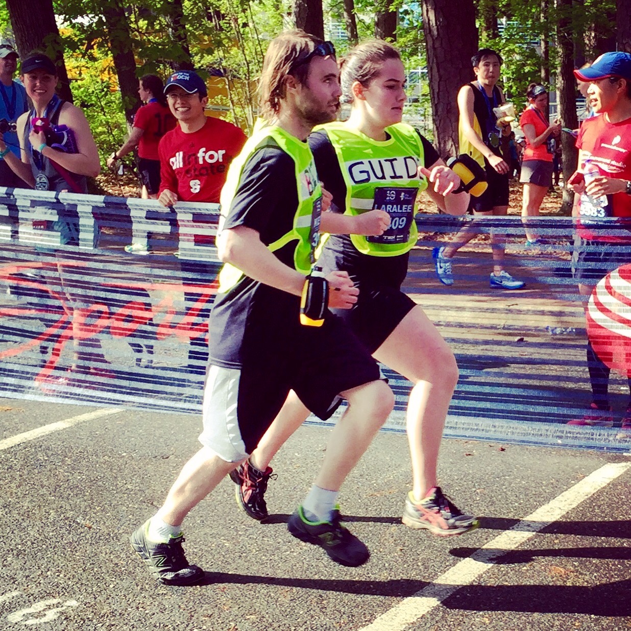 blind runner