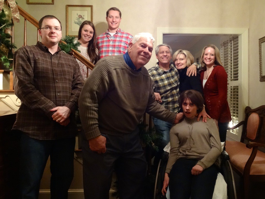 Christmas in a wheelchair